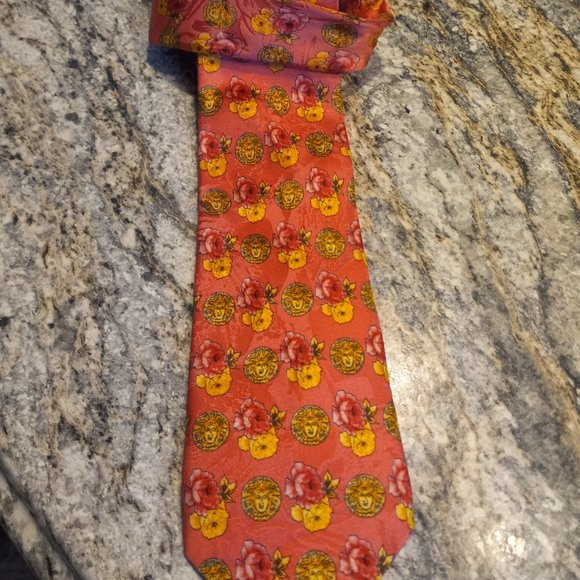 VintageVERSACE silk tie-